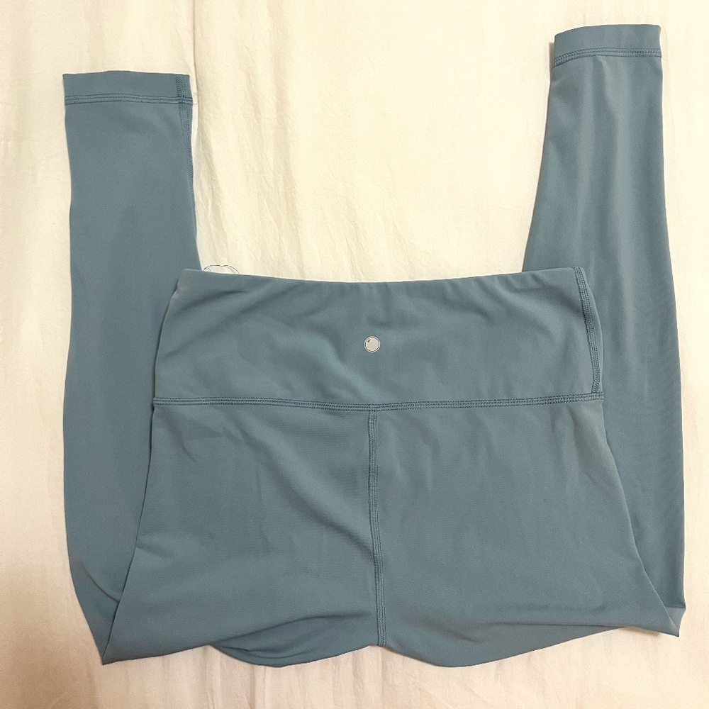 Yogalicious leggings, Medium, Cyan blue